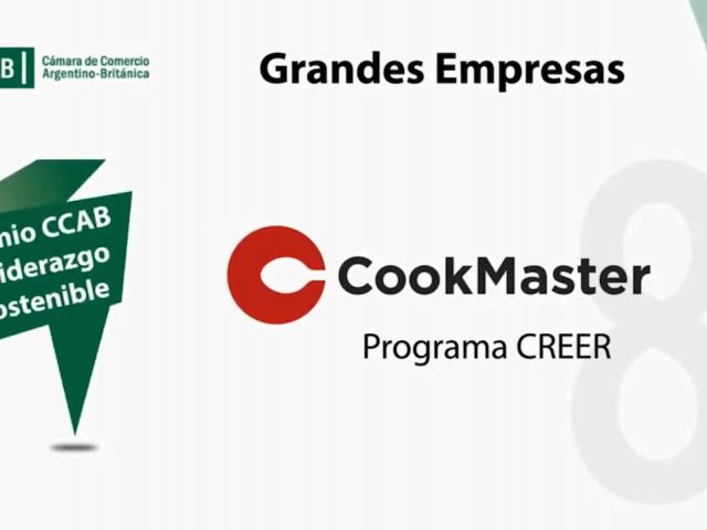 Cook Master galardonado con el Premio al Liderazgo Sostenible de la Cámara de Comercio Argentino Británica